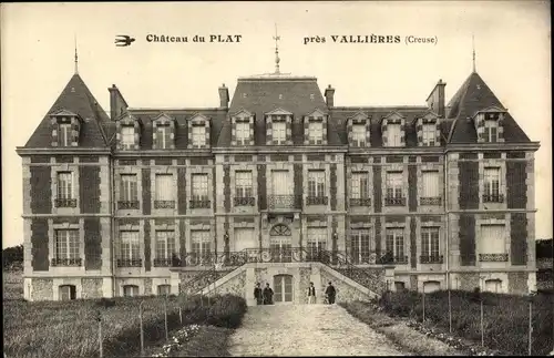 Ak Vallières Creuse, Chateau du Plat