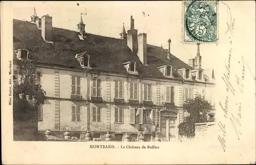Ak Montbard Cote d'Or, Le Chateau de Buffon