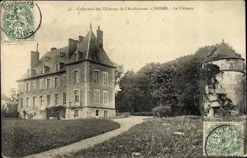 Ak Vignes Yonne, Le Chateau