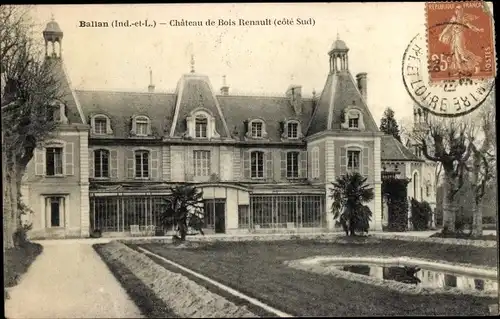 Ak Ballan Indre et Loire, Chateau de Bois Renault (cote Sud)