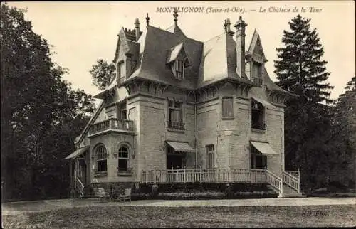 Ak Montlignon Val d’Oise, Le Chateau de la Tour