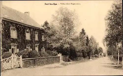 Ak Sart-lez-Spa Wallonien Lüttich, Villa Les Fagnoux