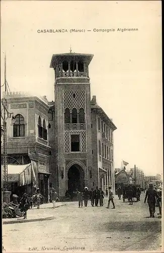 Ak Casablanca Marokko, Compagnie Algerienne