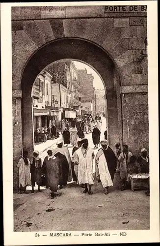 Ak Mascara Algerien, Porte Bab-Ali