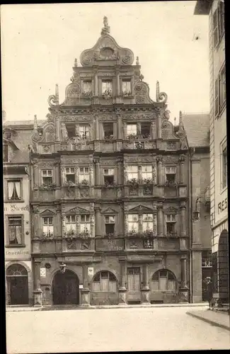 Ak Heidelberg am Neckar, Hotel und Restaurant zum Ritter