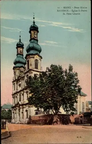 Ak Mainz am Rhein, Peter Kirche