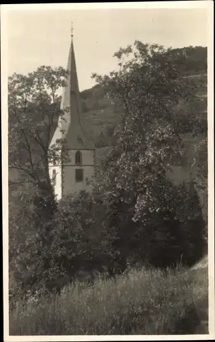 Foto Ak Auerbach Bensheim an der Bergstraße Hessen, Kirche