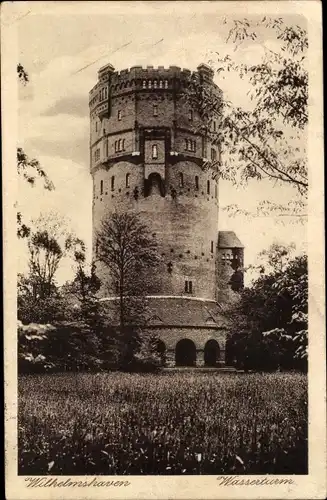 Ak Wilhelmshaven in Niedersachsen, Wasserturm