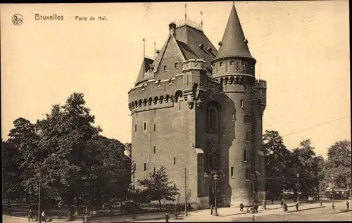 Ak Bruxelles Brüssel, Porte de Hal