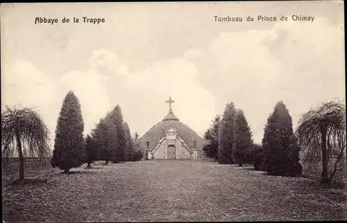 Ak Forges Chimay Wallonien Hennegau, Abbaye de la Trappe, Tombeau du Prince de Chimay