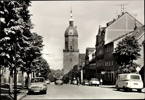 Ak Annaberg Buchholz im Erzgebirge, Große Kirchgasse, St. Annenkirche