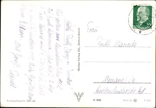 Ak Coswig in Anhalt, Außenansicht Landesarchiv