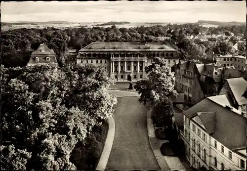 Ak Weimar in Thüringen, Musikhochschule und Landesbibliothek