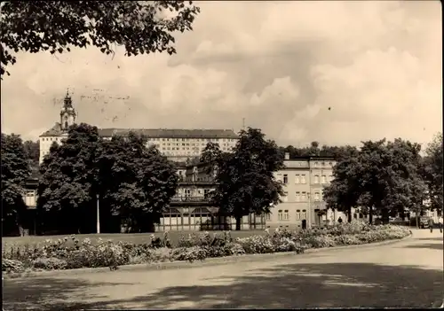 Ak Rudolstadt in Thüringen, Wilhelm Pieck Platz, Parkanlage