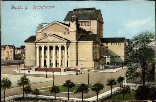 Ak Duisburg im Ruhrgebiet, Stadttheater