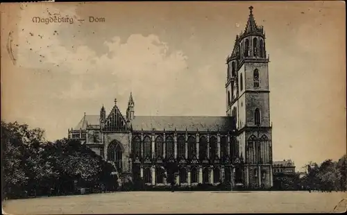 Ak Magdeburg an der Elbe, Dom