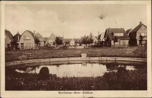 Ak Dokkum Dongeradeel Friesland Niederlande, Bonifacius-Bron