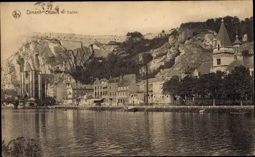Ak Dinant Wallonien Namur, Citadelle et Église