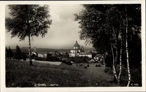 Ak Jablonné v Podještědí Deutsch Gabel Region Reichenberg, Teilansicht