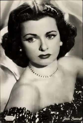 Ak Schauspielerin Joan Bennett, Portrait