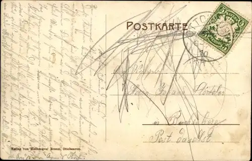 Ak Ottobeuren in Oberschwaben Allgäu,Totale, Kirche, Amtsgebäude