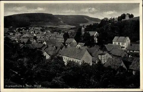 Ak Frankenhain in Thüringen, Teilansicht