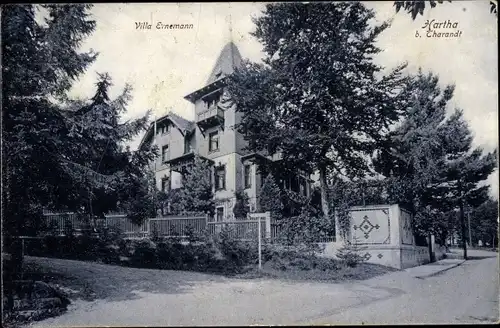 Ak Hartha Hintergersdorf Tharandt im Erzgebirge, Villa Ernemann