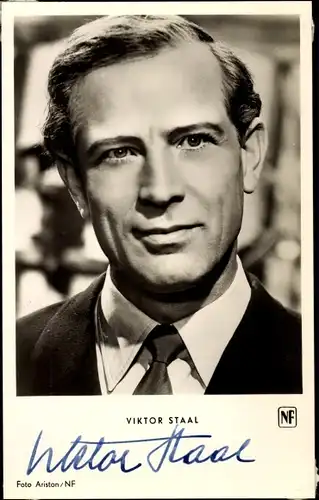 Ak Schauspieler Viktor Staal, Portrait, Autogramm, Die vertagte Hochzeitsnacht