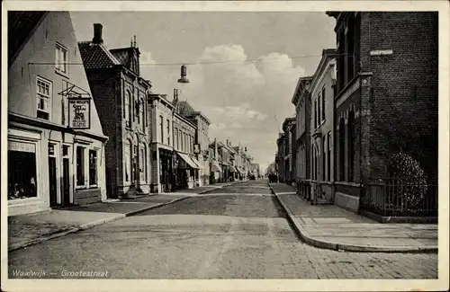 Ak Waalwijk Nordbrabant Niederlande, Groote Straat