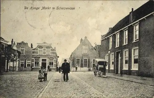 Ak Scherpenisse Zeeland, De Hooge Markt