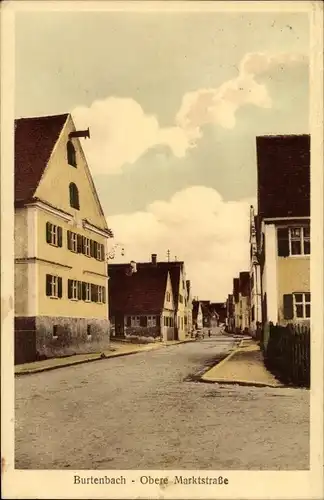 Ak Burtenbach in Schwaben, Obere Marktstraße