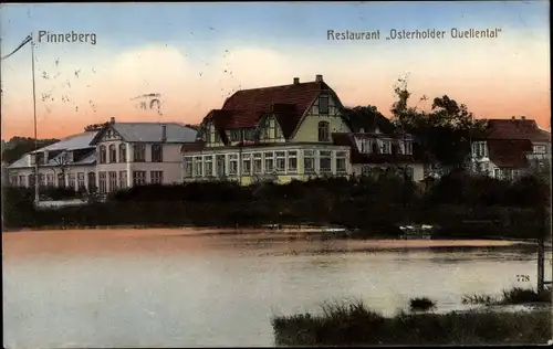 Ak Pinneberg in Schleswig Holstein, Restaurant Osterholder Quellental