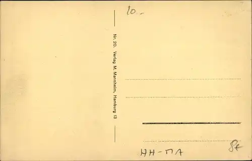 Ak Hamburg, Café Wallhof, Inh. J. Koch, Glockengießerwall