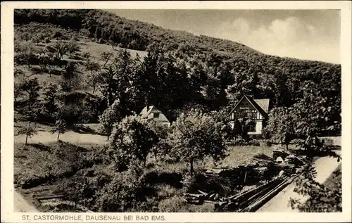 Ak Dausenau Rheinland Pfalz, St. Castormühle, Bes. A. Dorsch