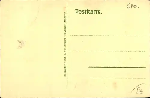 Ak Mannheim in Baden Württemberg, Rosengarten, Nibelungensaal