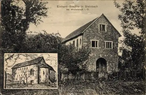 Ak Steinbach Michelstadt im Odenwaldkreis Südhessen, Einhard Basilika