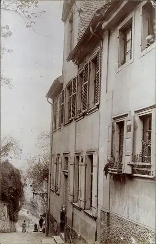 Foto Ak Heidelberg am Neckar, Straßenpartie, Gebäude