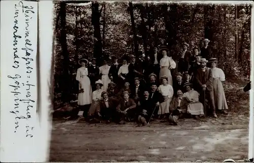 Foto Ak Göppingen in Baden Württemberg, HImmelfahrtsausflug des Turnerbundes