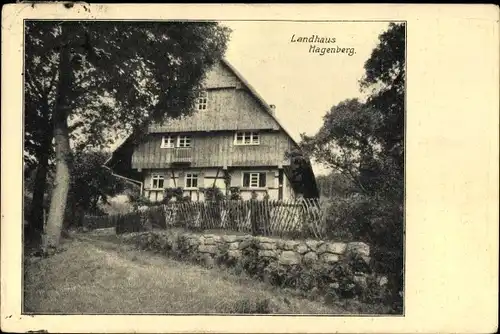 Ak Karlsruhe in Baden Württemberg, Landhaus Hagenberg