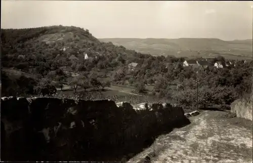 Foto Ak Eichelberg Obersulm Baden Württemberg, Höhenblick auf den Ort