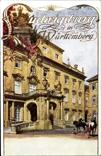 Künstler Ak Gubitz, F., Ludwigsburg in Baden Württemberg, Schloss