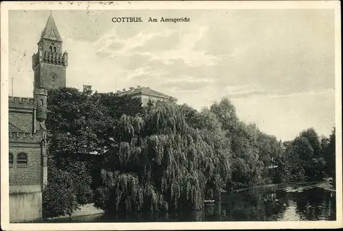 Ak Cottbus in der Niederlausitz, Am Amtsgericht