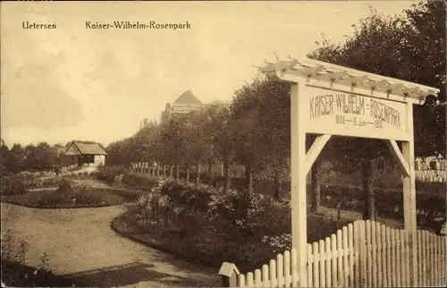 Ak Uetersen in Holstein, Kaiser Wilhelm-Rosenpark