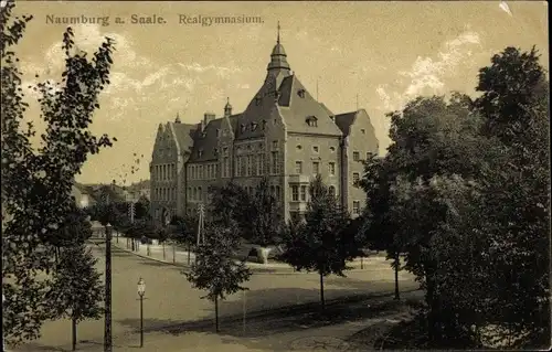 Ak Naumburg an der Saale, Realgymnasium