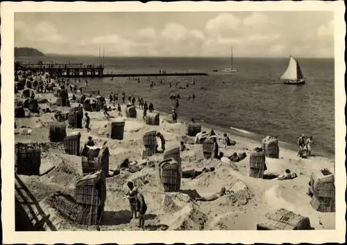 Ak Swetlogorsk Rauschen Ostpreußen, Am Seesteg