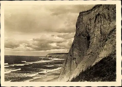 Ak Großuhren Samland Ostpreußen, An der Steilküste bei Gr. Dirschkeim