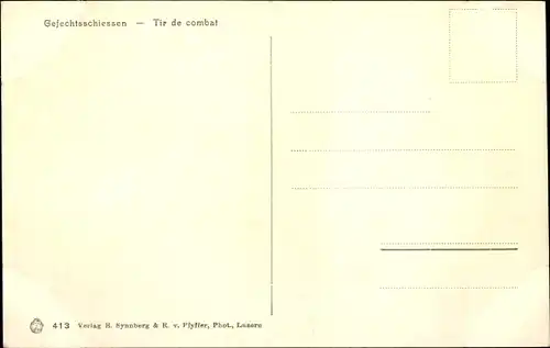 Ak Schweizer Soldaten, Gefechtsschießen