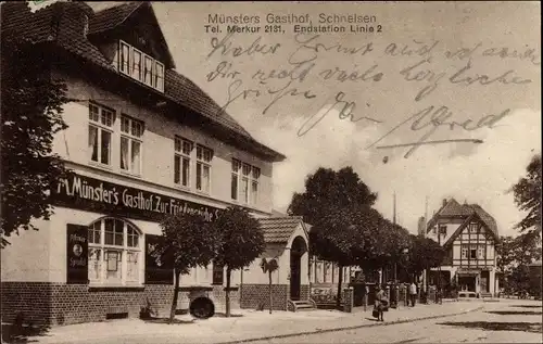 Ak Hamburg Eimsbüttel Schnelsen, Gasthof zur Friedenseiche