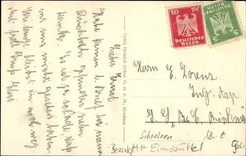 Ak Hamburg Eimsbüttel Schnelsen, Gasthof zur Friedenseiche