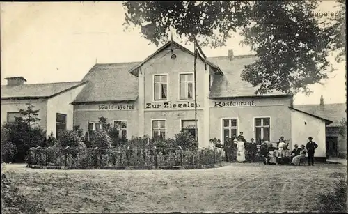 Ak Schleswig an der Schlei, Waldhotel und Restaurant Zur Ziegelei